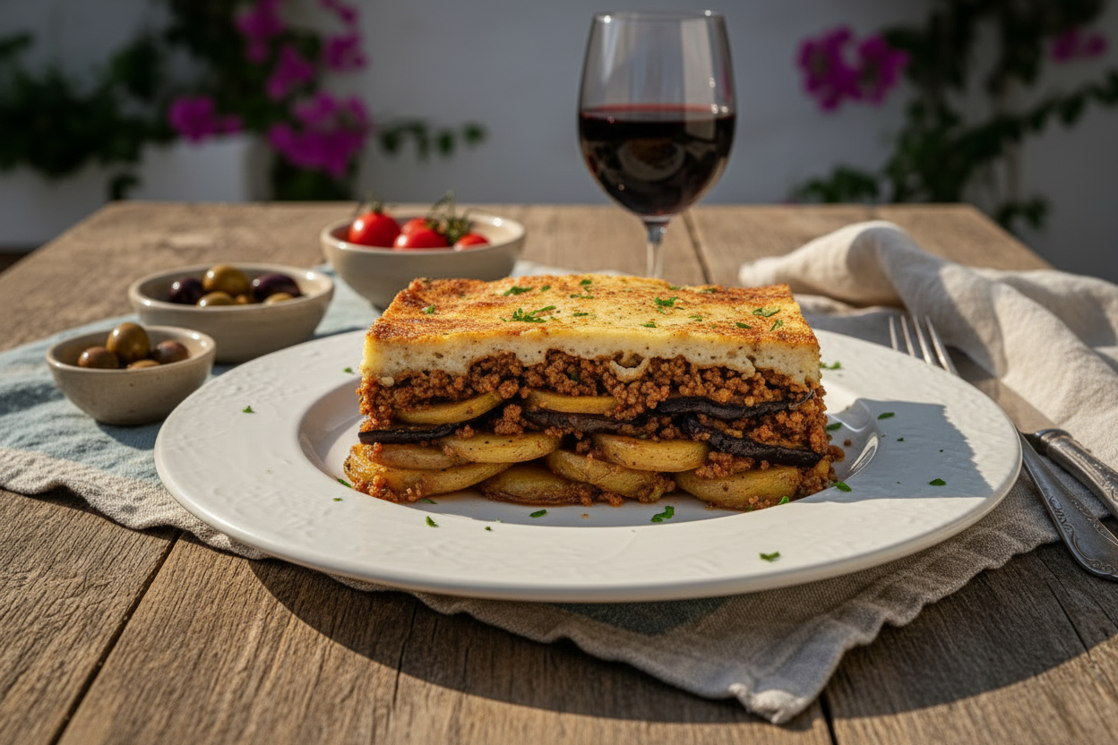 3 course Cooking class - Moussakas