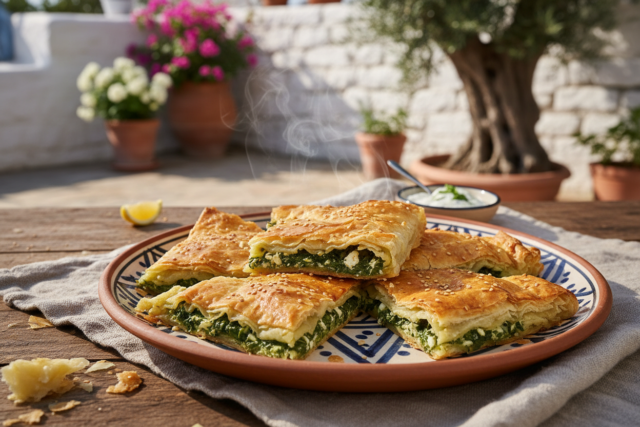 2 course Cooking class - VEGETARIAN-Spanakopita